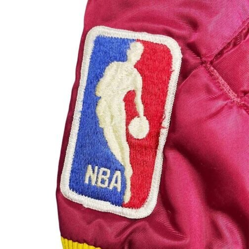 80’s Cleveland Cavaliers Burgundy Jacket - Image 4