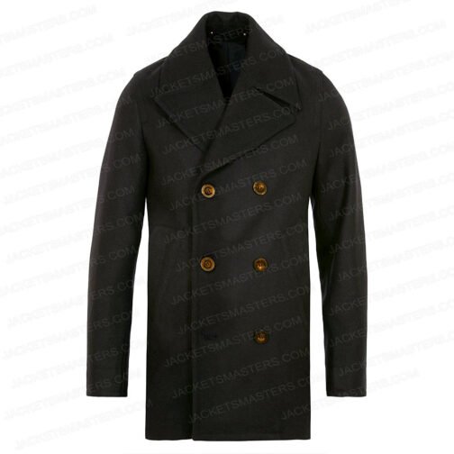 Law & Order Special Victims Unit Ice-T Black Peacoat - Image 4