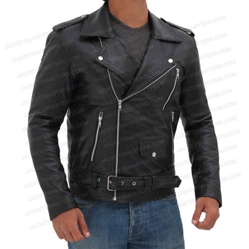 Takayuki Yagami Lost Judgment Black Leather Jacket - Image 5