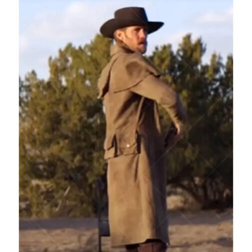 Walker Independence Matt Barr Suede Brown Coat - Image 3