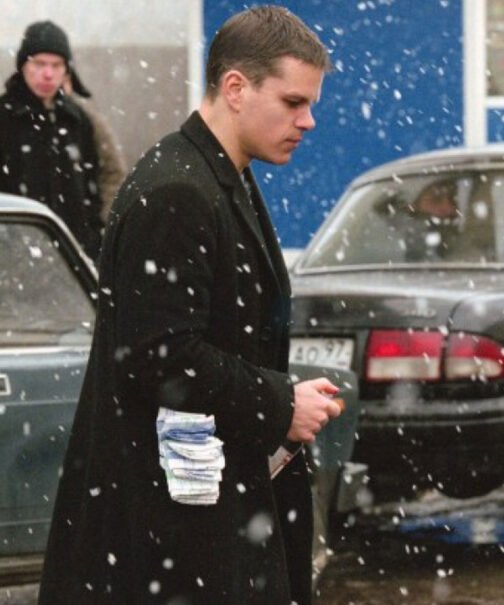 The Bourne Supremacy Matt Damon Wool Coat - Image 8