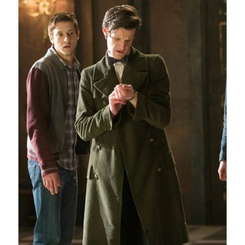 Matt Smith Doctor Who Green Coat - Image 6
