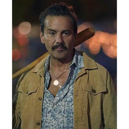 Max Casella Tulsa King Brown Corduroy Jacket - Image 4