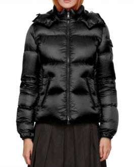 The Recruit Laura Haddock Puffer Jacket