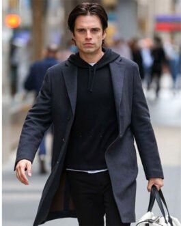 Sebastian Stan Sharper Coat