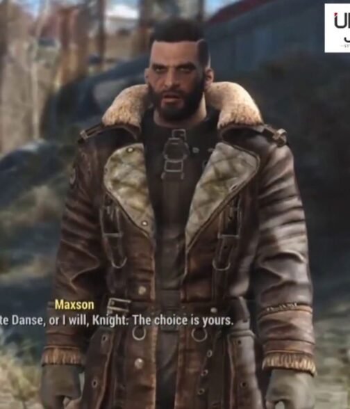 Elder Maxson Fallout 4 Leather Coat - Image 13