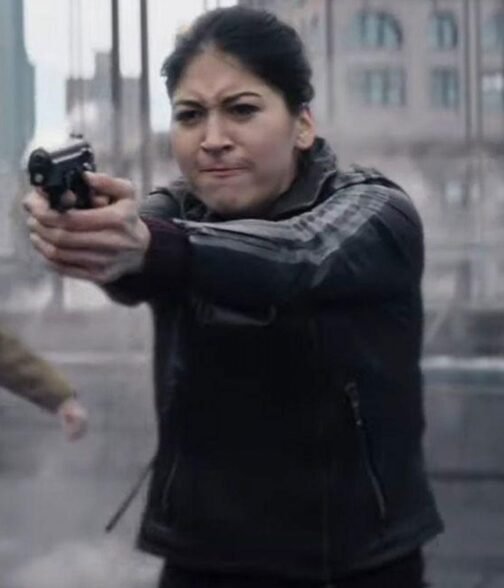 Hawkeye Maya Lopez Striped Leather Jacket - Image 10