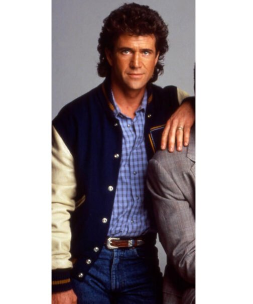 Mel Gibson Lethal Weapon 2 Varsity Jacket - Image 4