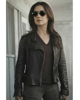 Agents of Shield Ming-Na Wen Motorcycle Leather Jacket