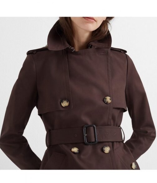 The Young and The Restless Melissa Claire Egan Brown Cotton Coat - Image 6