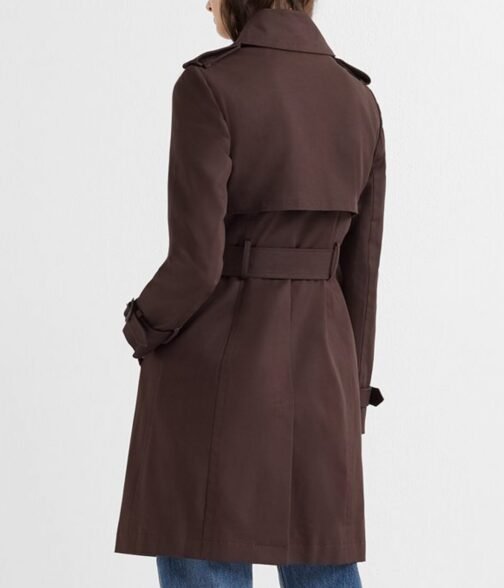 The Young and The Restless Melissa Claire Egan Brown Cotton Coat - Image 3