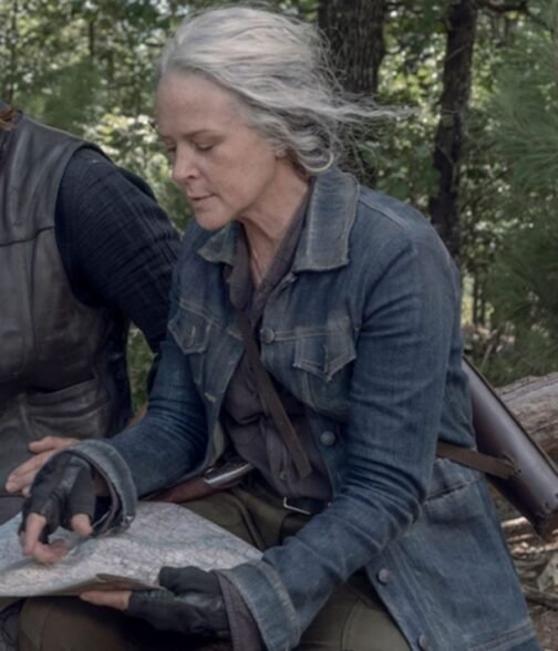 The Walking Dead S10 Melissa Mcbride Denim Jacket - Image 6