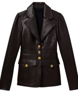 Liza Lapira The Equalizer Season 02 Leather Blazer