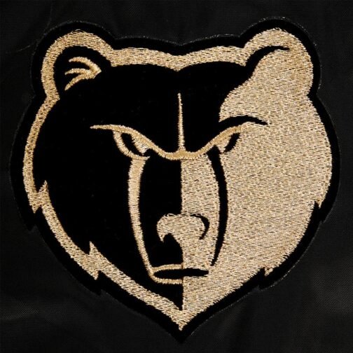 Memphis Grizzlies Holiday Glam Black Satin Jacket - Image 6