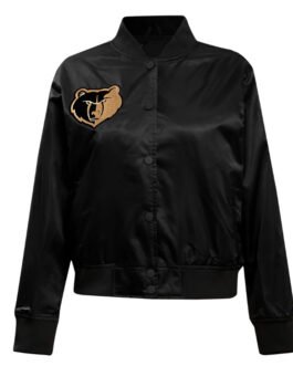 Memphis Grizzlies Holiday Glam Black Satin Jacket