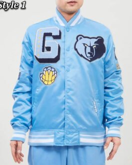Memphis Grizzlies Mash Up Capsule Blue Jacket