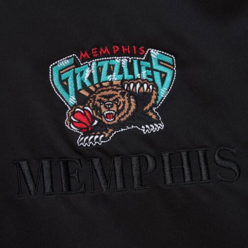 Memphis Grizzlies OG 3.0 Lightweight Black Satin Jacket - Image 4