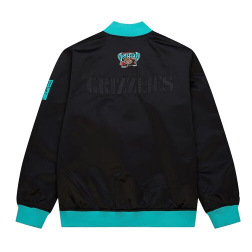 Memphis Grizzlies OG 3.0 Lightweight Black Satin Jacket - Image 2