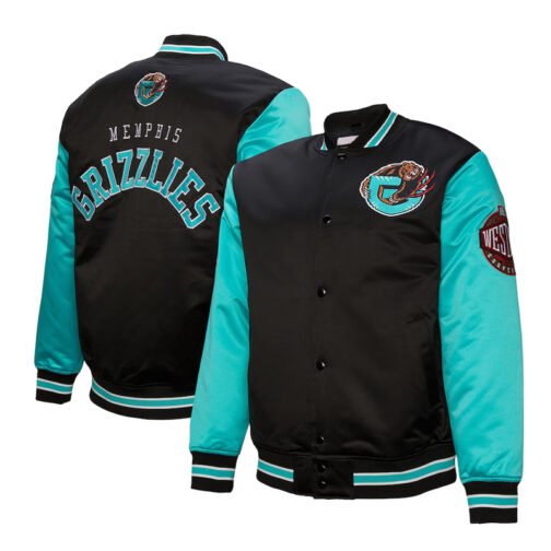 Primetime Memphis Grizzlies Black and Aqua Jacket - Image 5