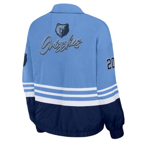 Memphis Grizzlies Throwback Windbreaker Jacket - Image 2