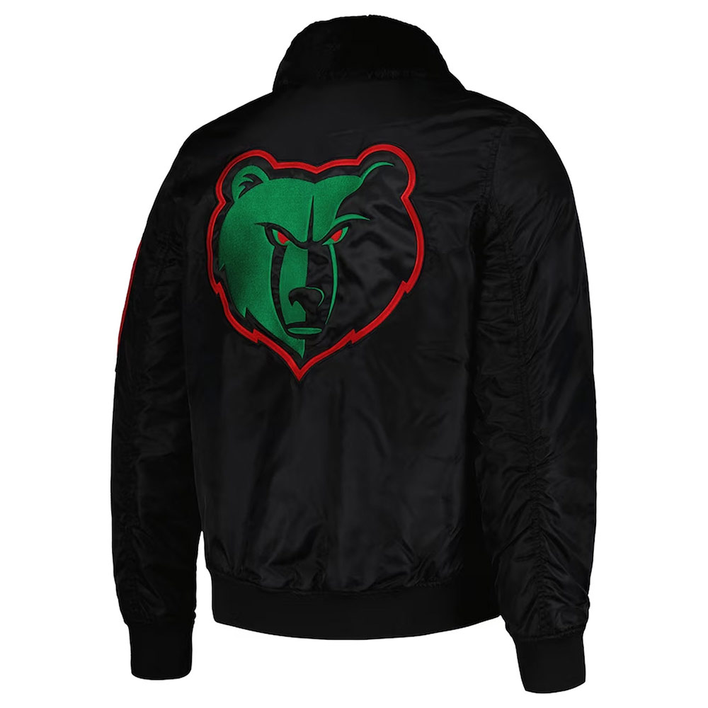 Memphis Grizzlies Ty Mopkins Black Jacket - Image 2
