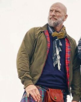 Graham Mctavish Men in Kilts A Roadtrip Green Jacket