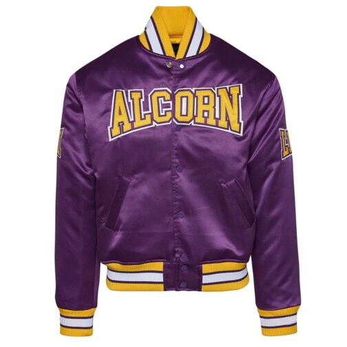 Men’s Alcorn State University Satin Jacket