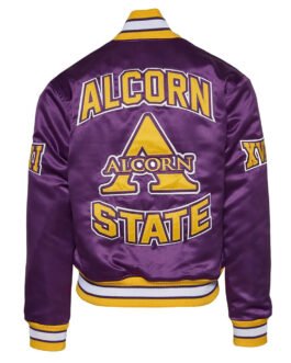 Men’s Alcorn State University Satin Jacket