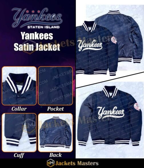 Men’s Bomber Yankees Jacket - Image 16