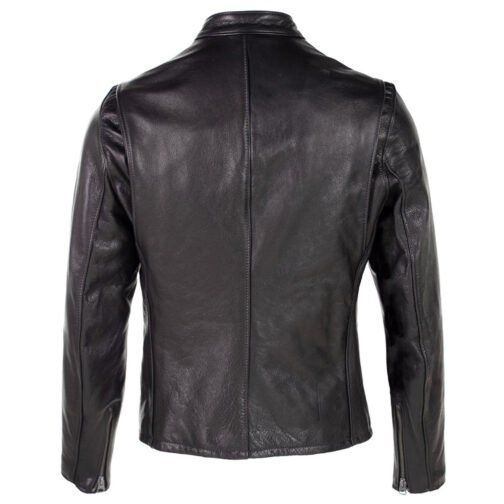 Men’s Cafe Racer 530 Leather Jacket - Image 2