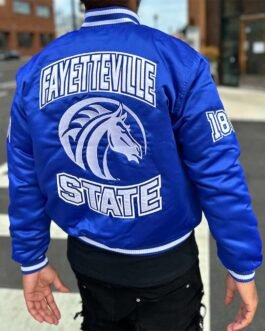 Men’s Fayetteville State University Satin Jacket