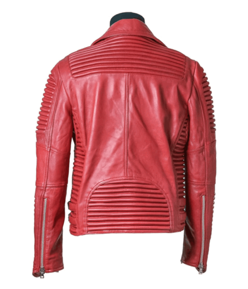 Men’s Godspeed Motorcycle Padded Leather Jacket - Image 4