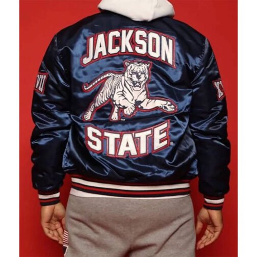 Men’s Jackson State University Blue Jacket - Image 4
