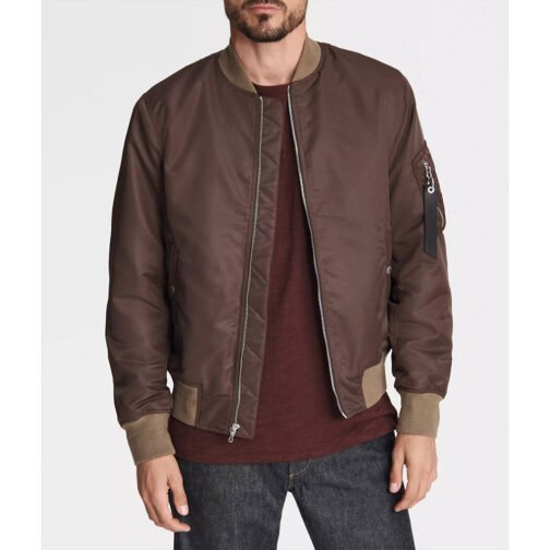 Men’s Manston Bomber Nylon Jacket - Image 2