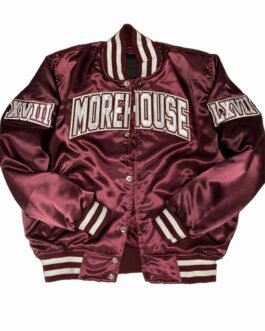 Men’s Morehouse College Maroon Bomber Jacket