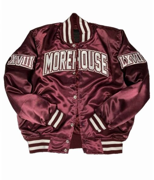 Men’s Morehouse College Maroon Bomber Jacket
