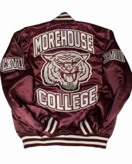 Men’s Morehouse College Maroon Bomber Jacket