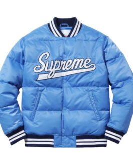 Men’s Varsity Puffy Satin Jacket