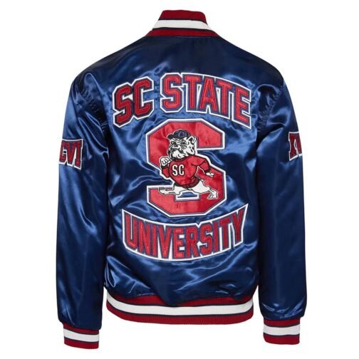Men’s South Carolina State University Satin Jacket - Image 2