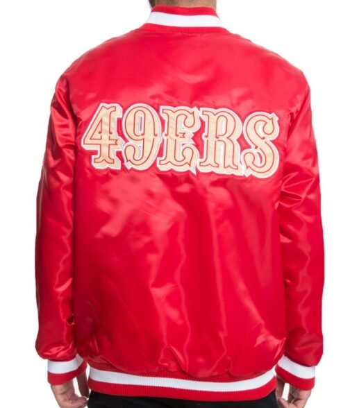 San Francisco 49ers 80s Satin Jacket - Image 6