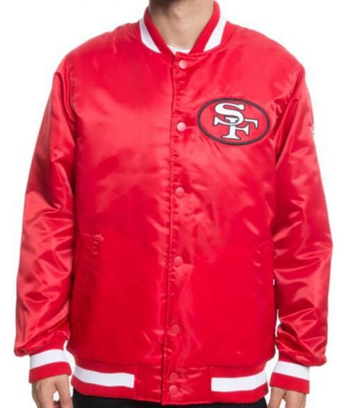 San Francisco 49ers 80s Satin Jacket - Image 2