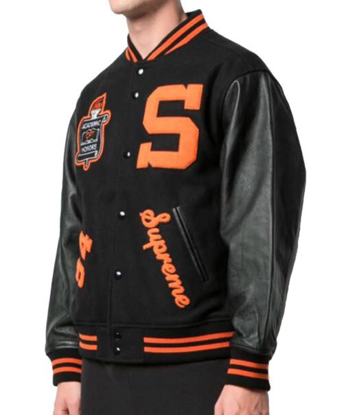 Men’s Supreme Team S Varsity Jacket - Image 8