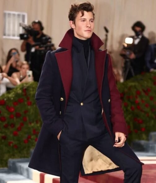 Met Gala Shawn Mendes Wool Coat - Image 2