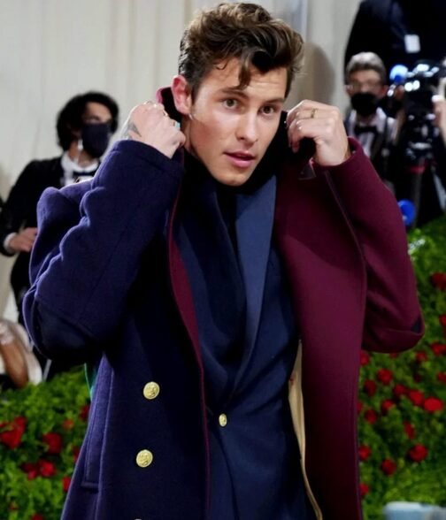 Met Gala Shawn Mendes Wool Coat - Image 11