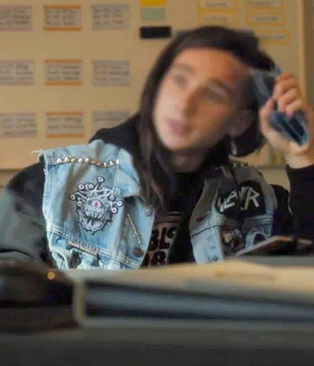 Metal Lords Adrian Greensmith Denim Studded Vest - Image 5