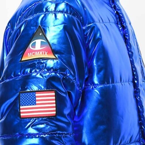 Metallic Champion Puffer Jacket - Image 17