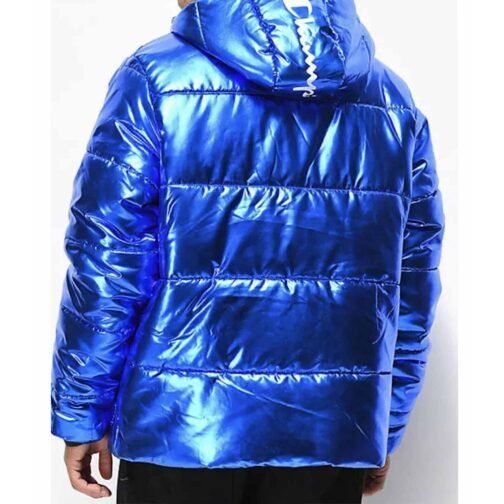 Metallic Champion Puffer Jacket - Image 9