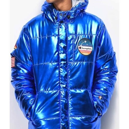 Metallic Champion Puffer Jacket - Image 14