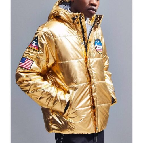 Metallic Champion Puffer Jacket - Image 16