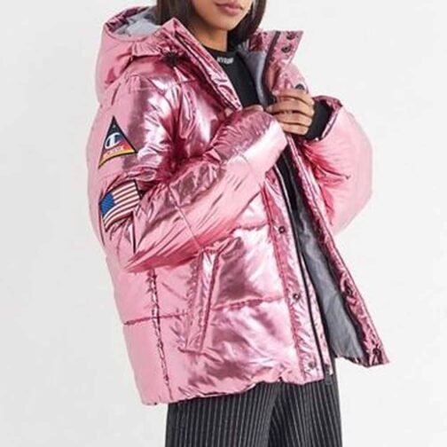 Metallic Champion Puffer Jacket - Image 23